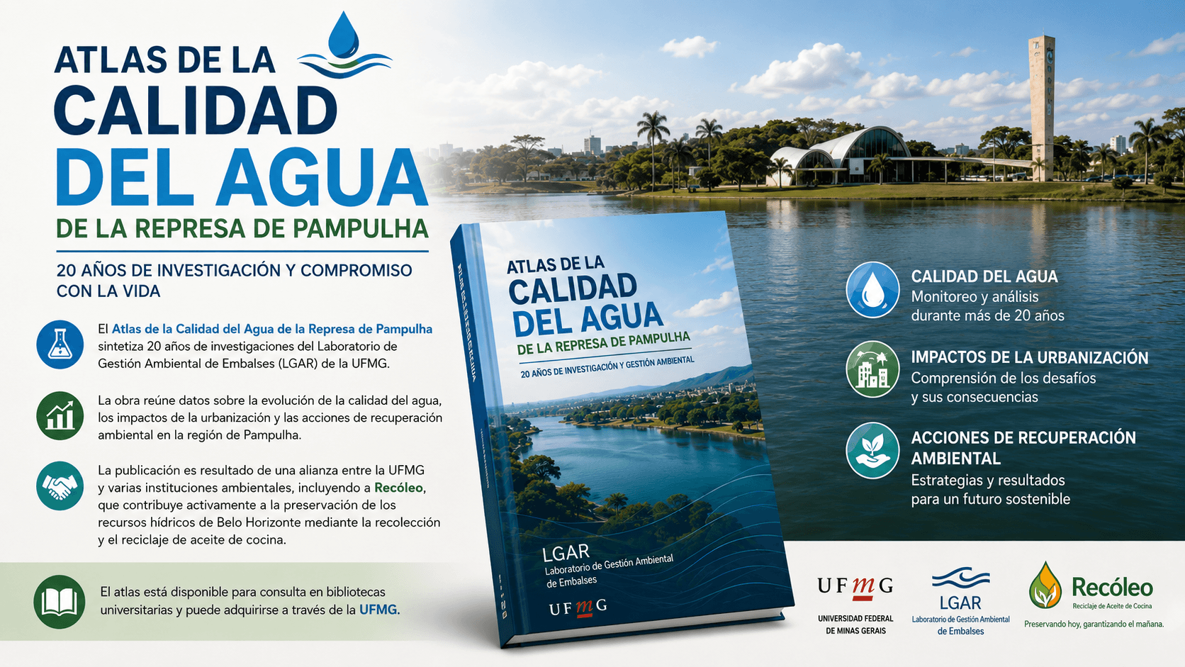 Atlas de la Calidad del Agua del Embalse de Pampulha